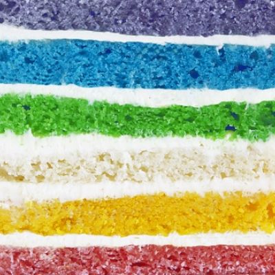 Rainbow Layer Sponge
